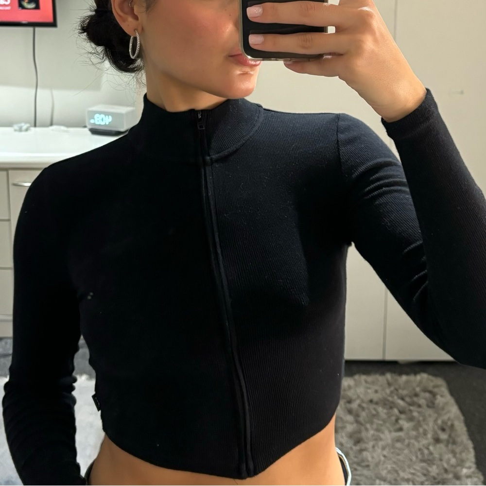 Tna black zip up